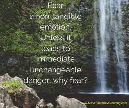 The reality of fear